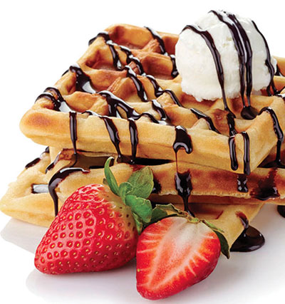 waffel e gelato